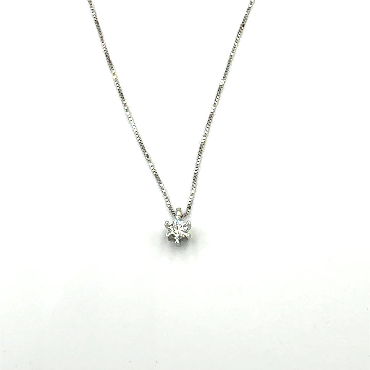 Miluna Punto Luce Pendant Necklace with Diamond