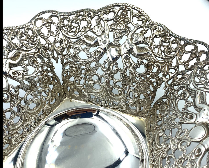 Cestello in argento lavorato a mano gaetano D'agostino - siciliano gioielli