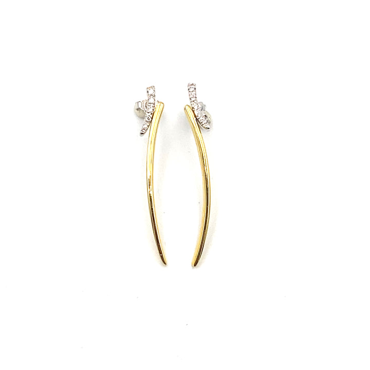 Two-tone Nimei earrings