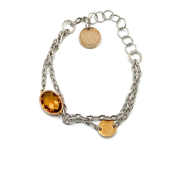 Rebecca Yellow Topaz Bracelet