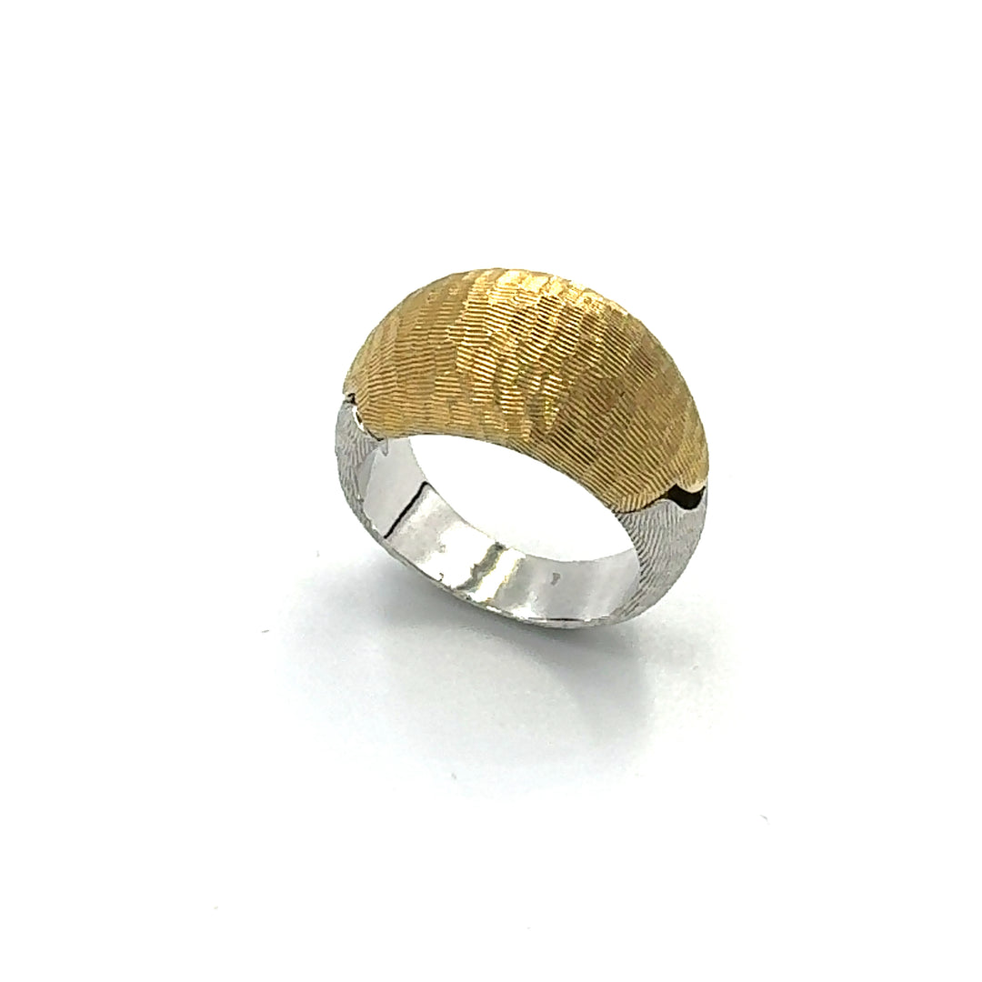 Anello Fascia Bicolore