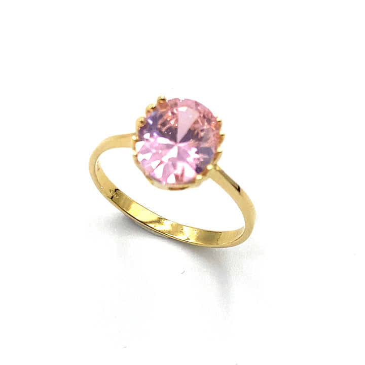 anello oro giallo e rosa di francia siciliano gioielli