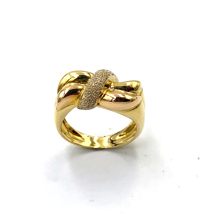 Anello Fiocco Oro Giallo