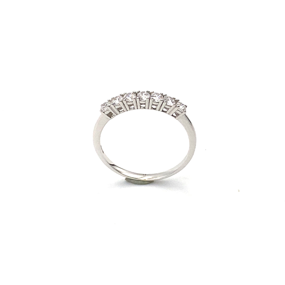 Anello Veretta Oro Bianco