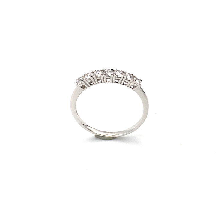 Anello Veretta Oro Bianco