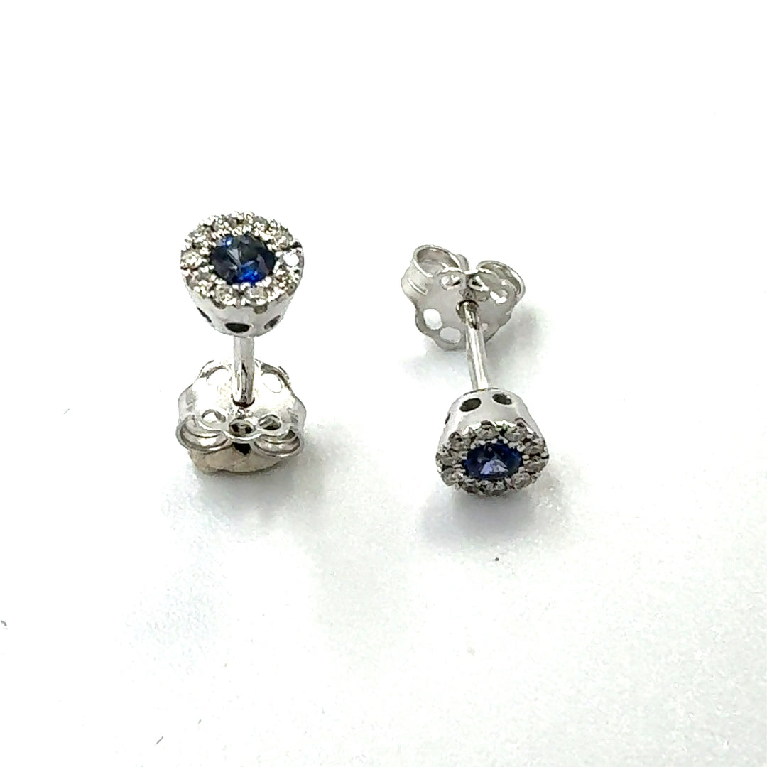 Clesi Blue Sapphire Earrings