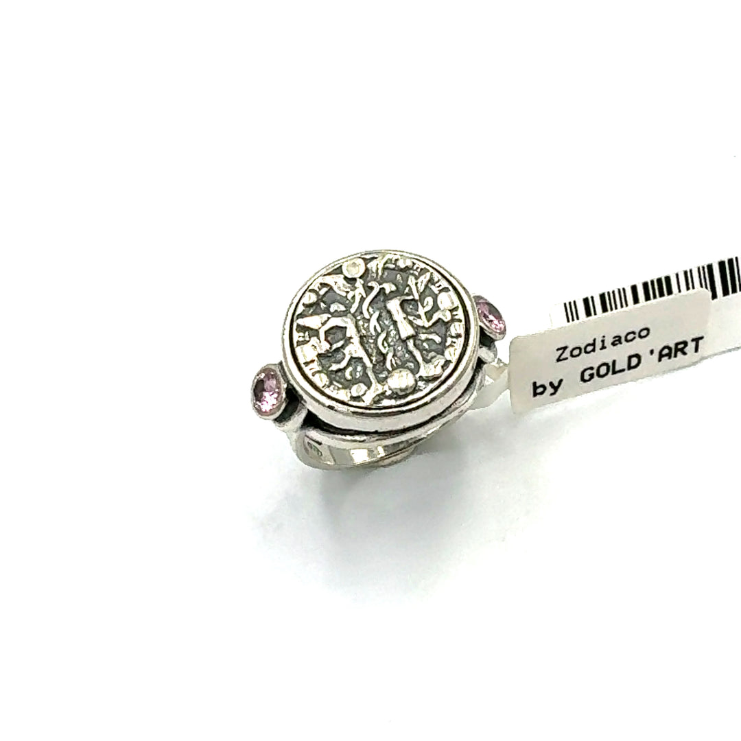 Anello Zodiaco Gemelli Gold Art