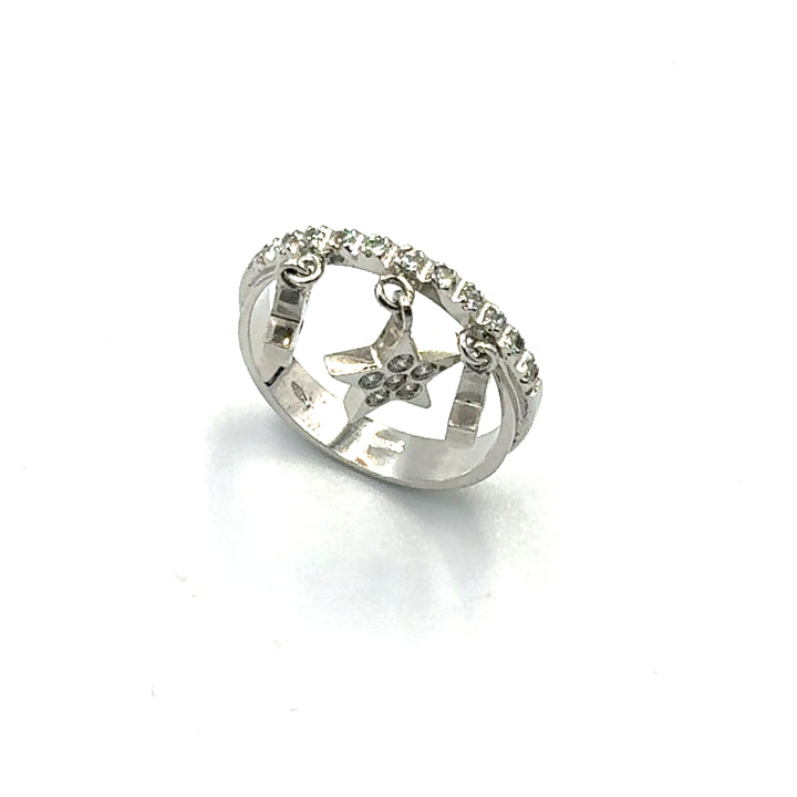 Ring with Hanging Stars