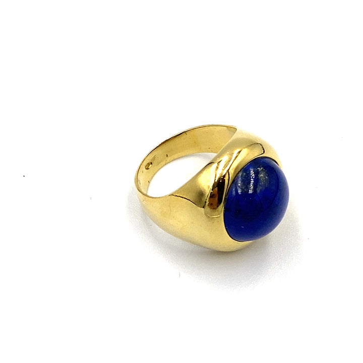 Anello Lapis Oro Giallo