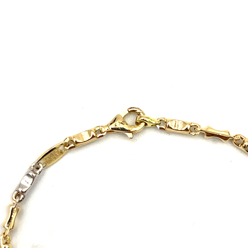 bracciale donna oro bicolore siciliano gioielli