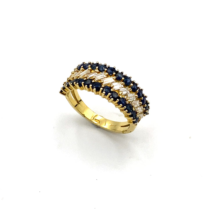 Blue Sapphire Band Ring