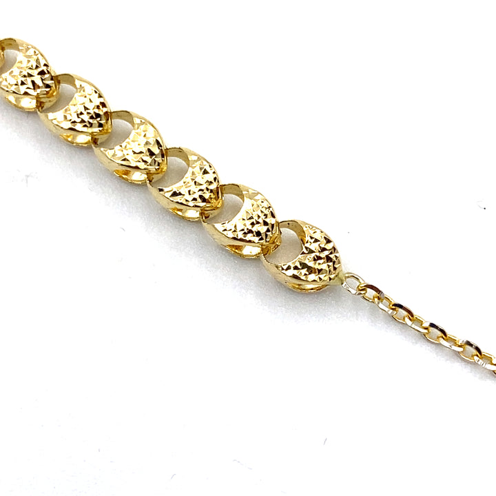 collana oro giallo con sfere siciliano gioielli