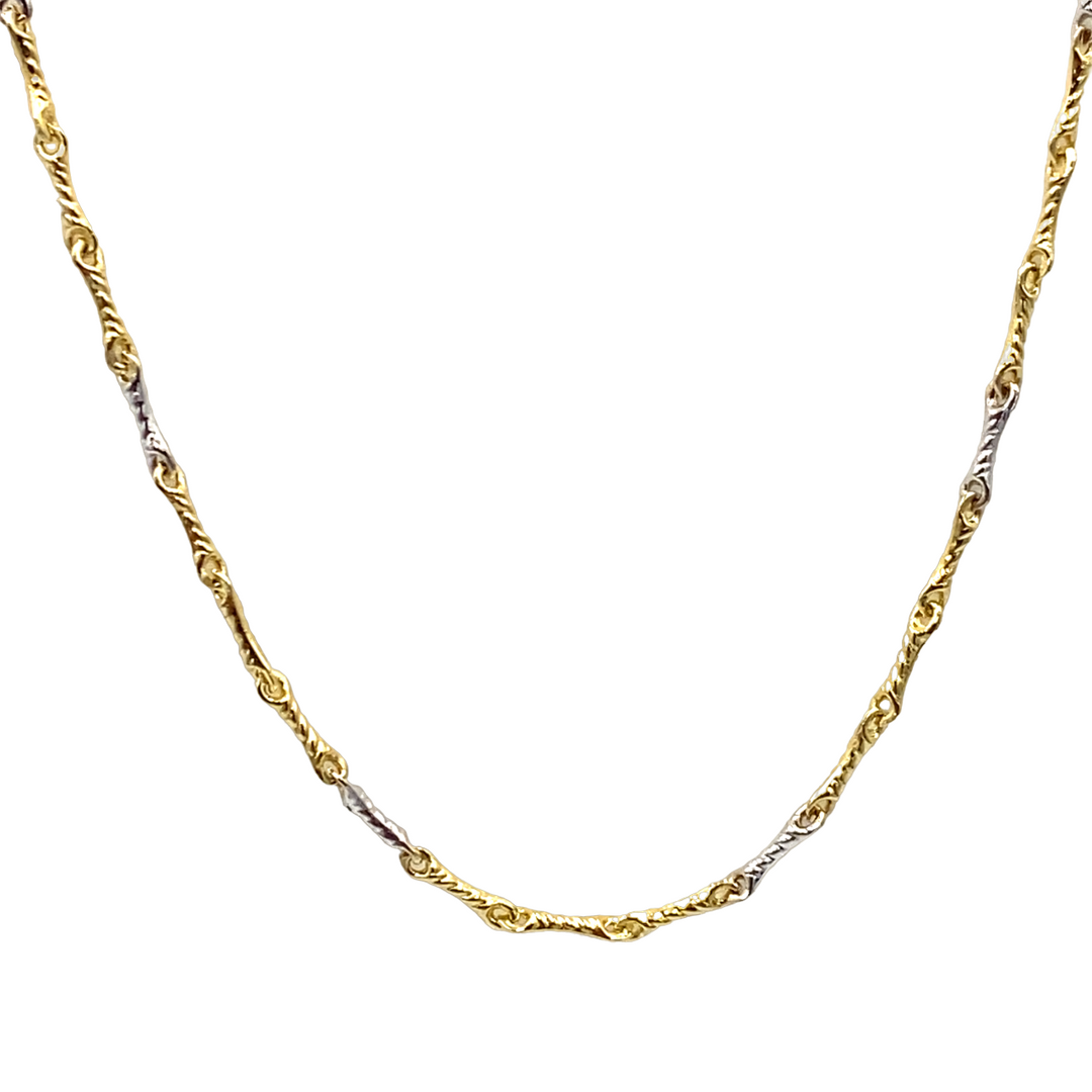 collana oro bicolore siciliano  gioielli 