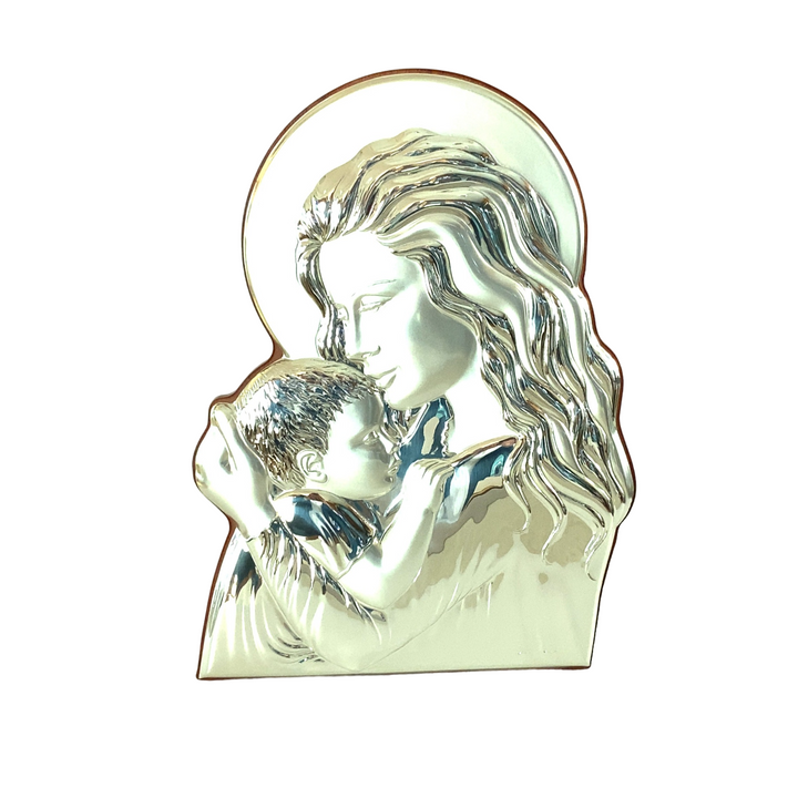 Quadro Icona Madonna con Bambino