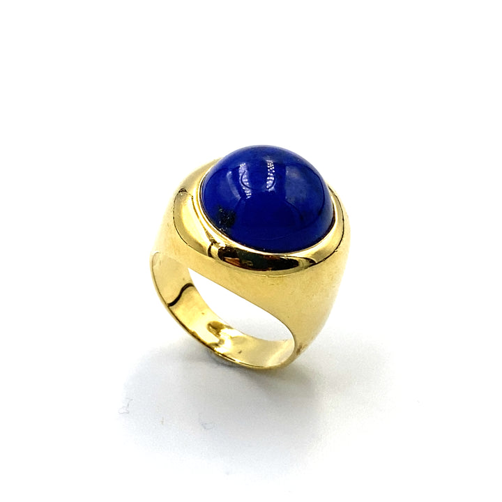 Anello Lapis Oro Giallo