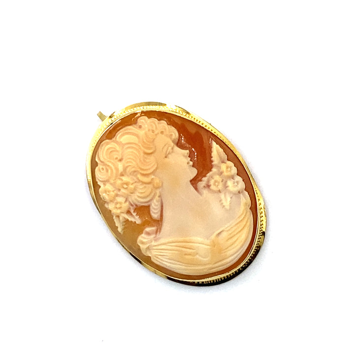 Pendente Cameo  Conchiglia Sardonica