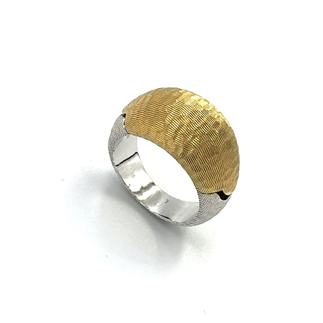 Anello Fascia Bicolore