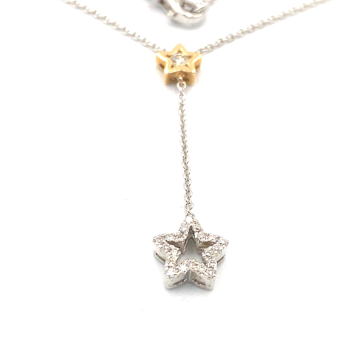 collana con pendente in oro bicolore siciliano gioielli