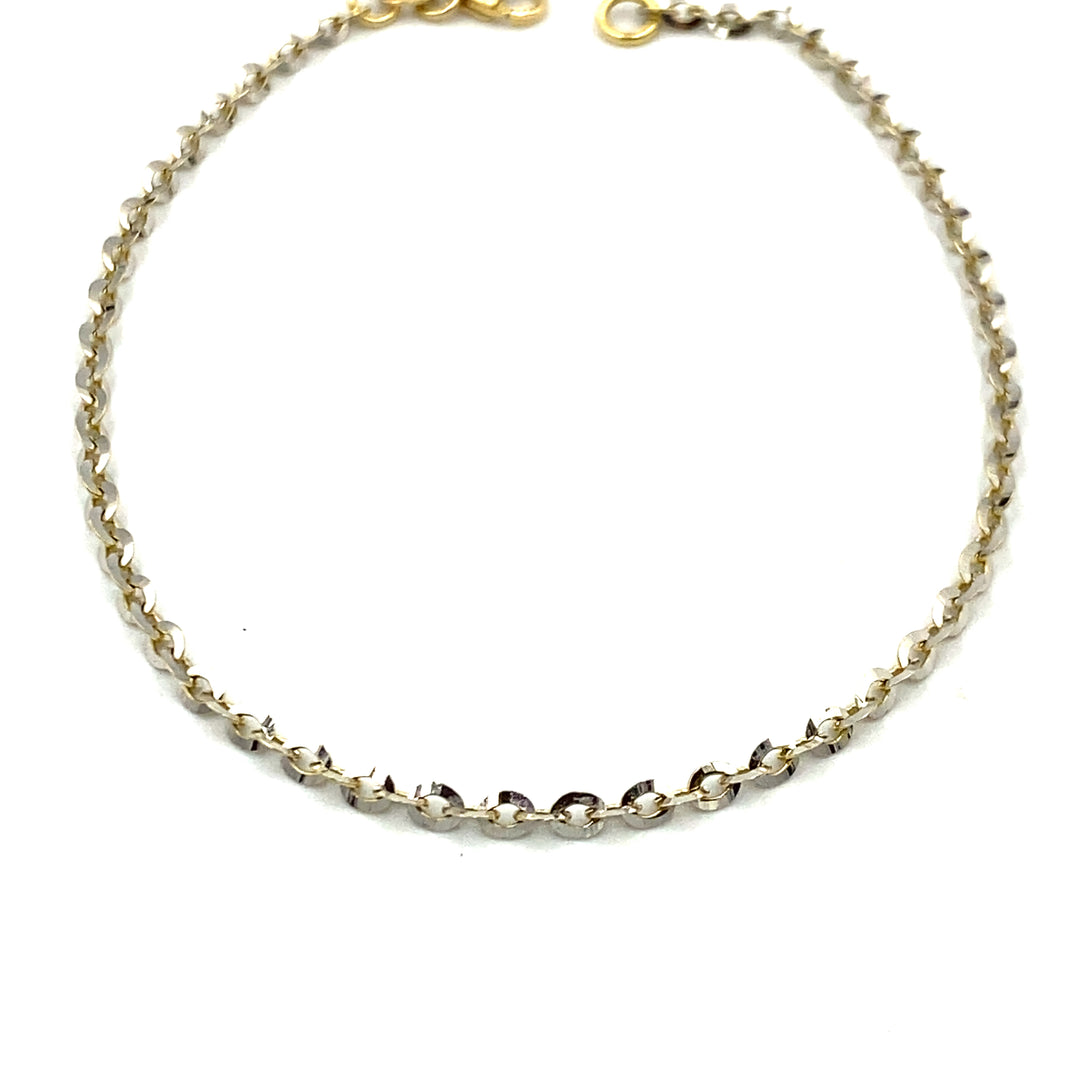 bracciale oro bicolore da donna siciliano  gioielli 