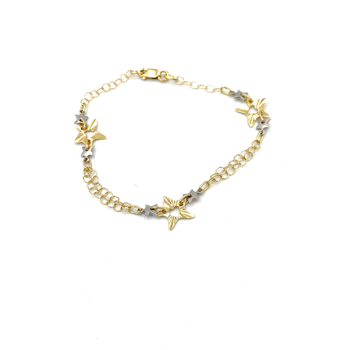 Bracelet with Bicolor Stars