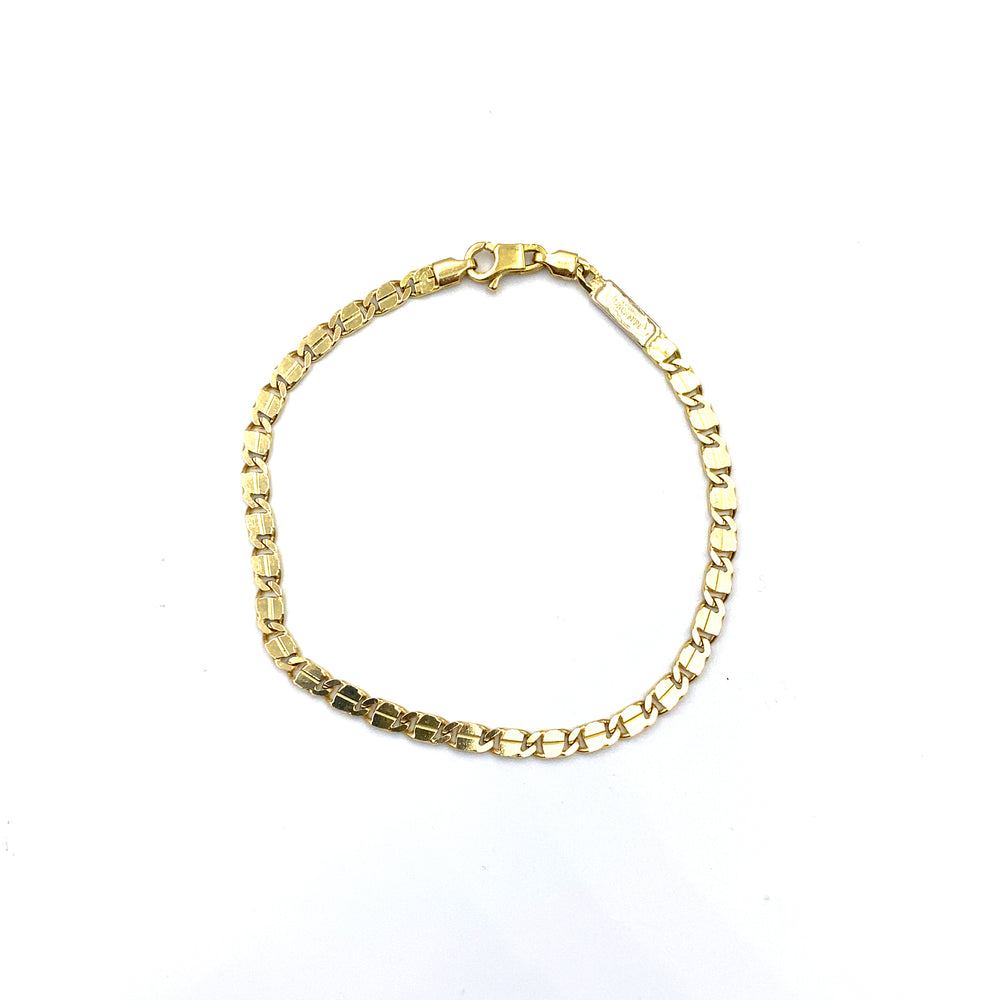 braccile oro giallo unoaerre - siciliano gioielli