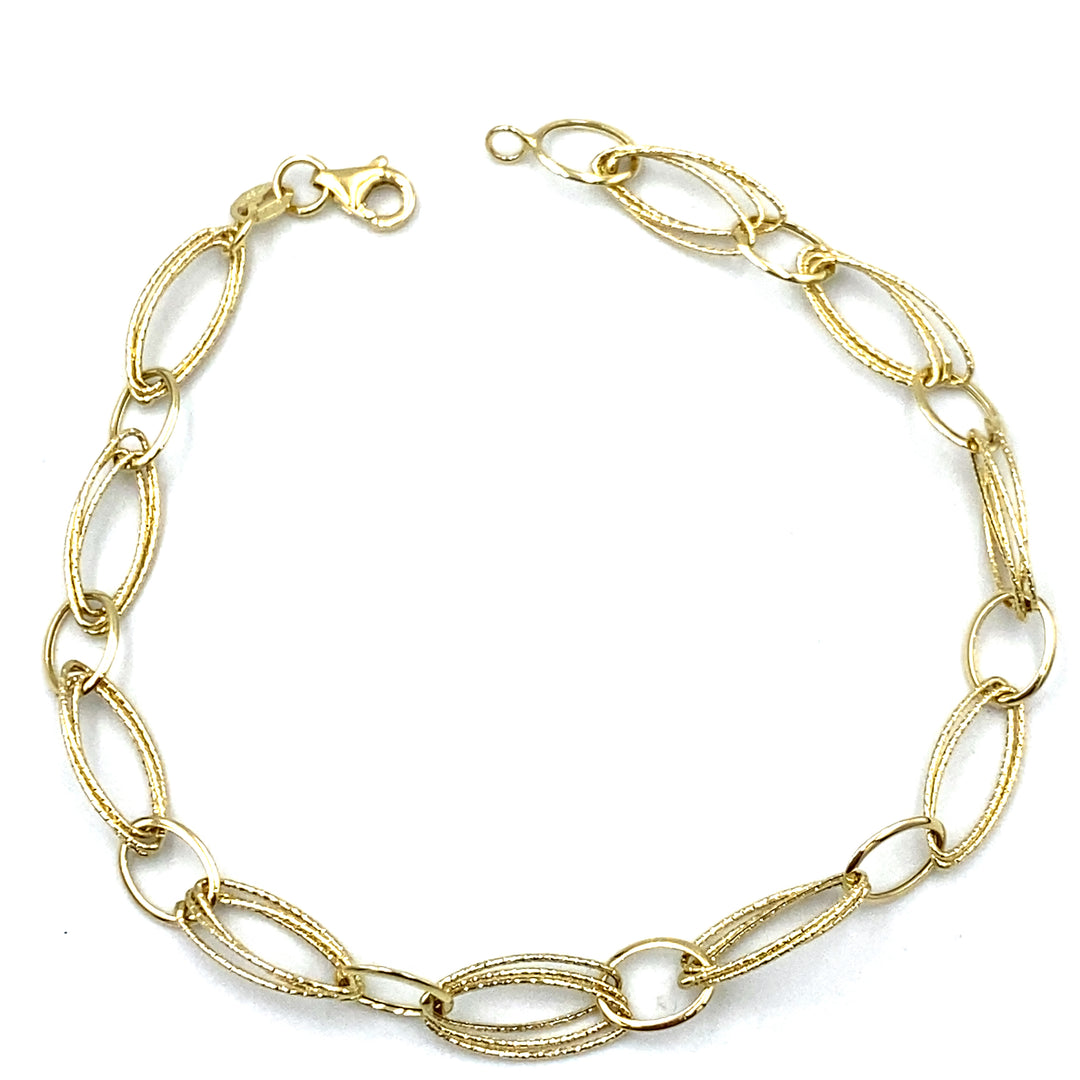 bracciale in oro sicilinao gioielli 