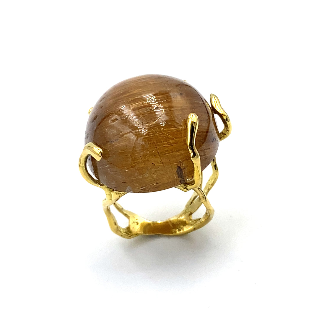 Anello Rajola Occhio di Tigre