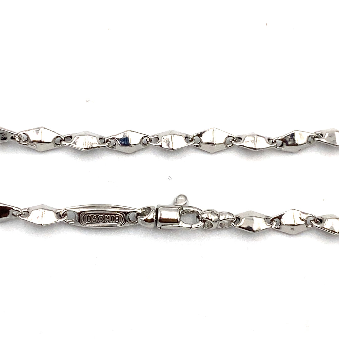 White Gold Men's Necklace