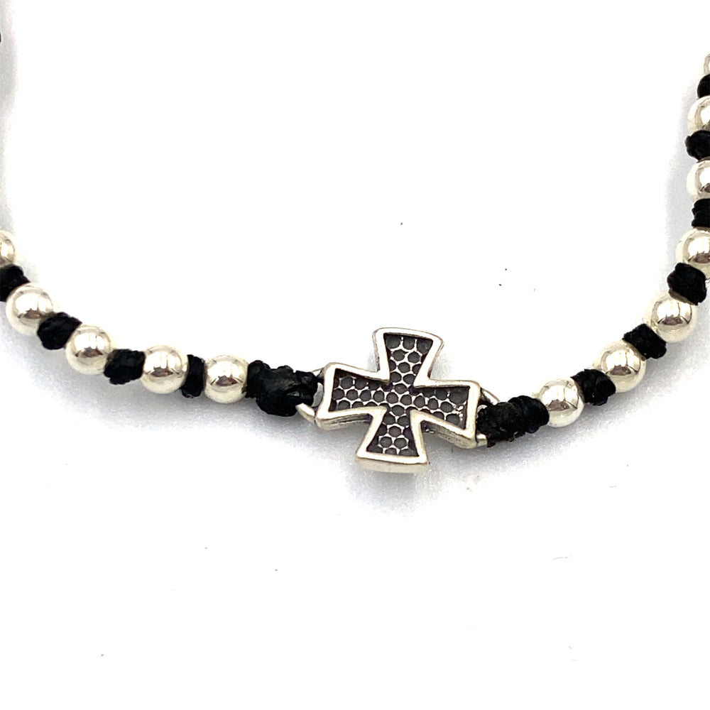 Bracciale Spadarella Croce di Malta in argento - siciliano gioielli