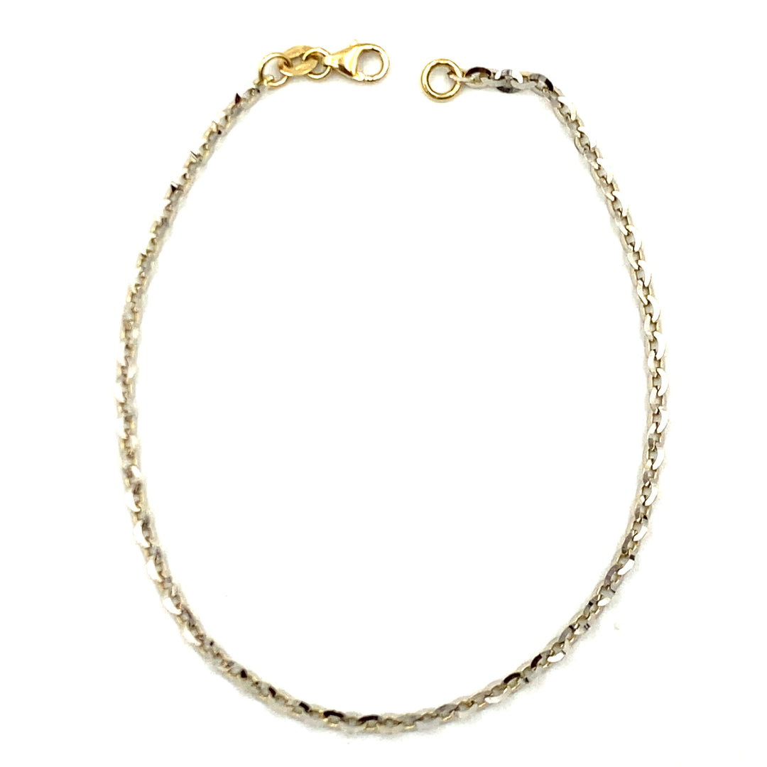 Two-tone gold bracelet