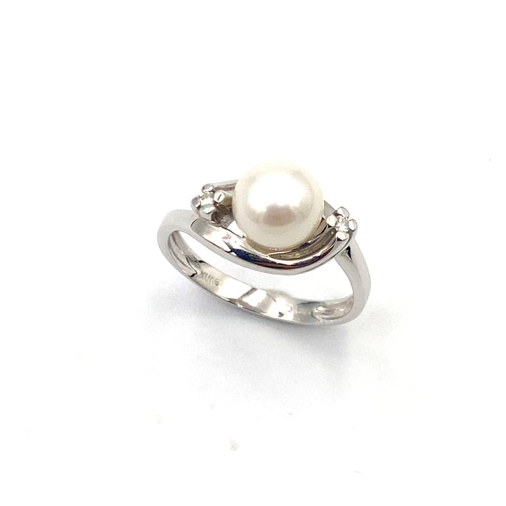 Nimei Pearl Ring White Gold