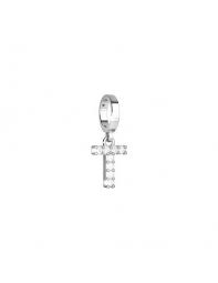 Charm My  Alphabet  in Argento con Cristalli