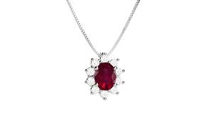 Eternal Ruby Pendant Necklace