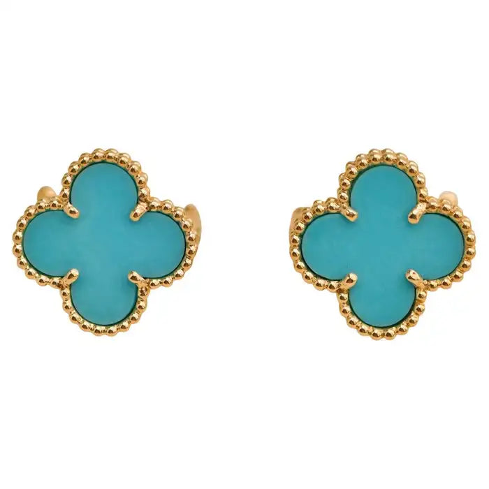 Orecchini Quadrifoglio Oro  Giallo