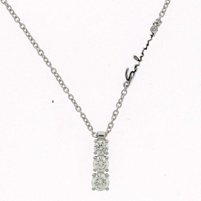 Salvini Trilogy Necklace White Gold