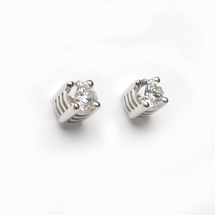 Salvini Punto Luce Yes Solitaire Earrings
