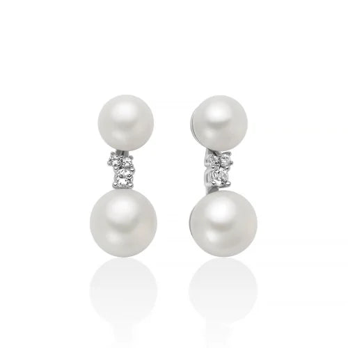 Miluna Earrings Silver Miss Italy