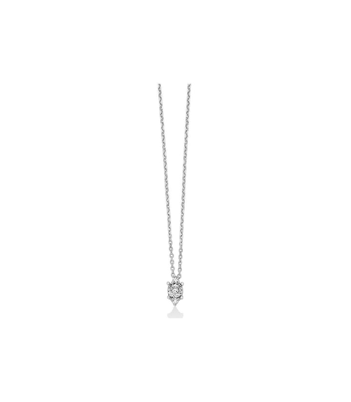 Collana Pendente Miluna Punto Luce con Diamante