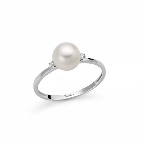 Miluna Contrariè Pearl Ring