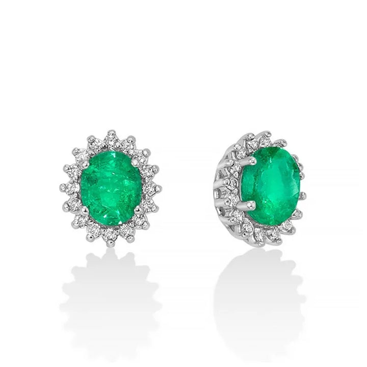 Miluna Emerald Earrings