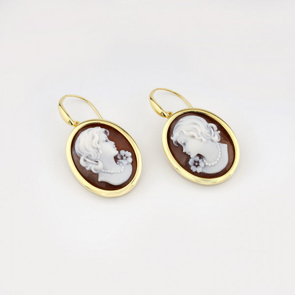 Italian Cameo Earrings