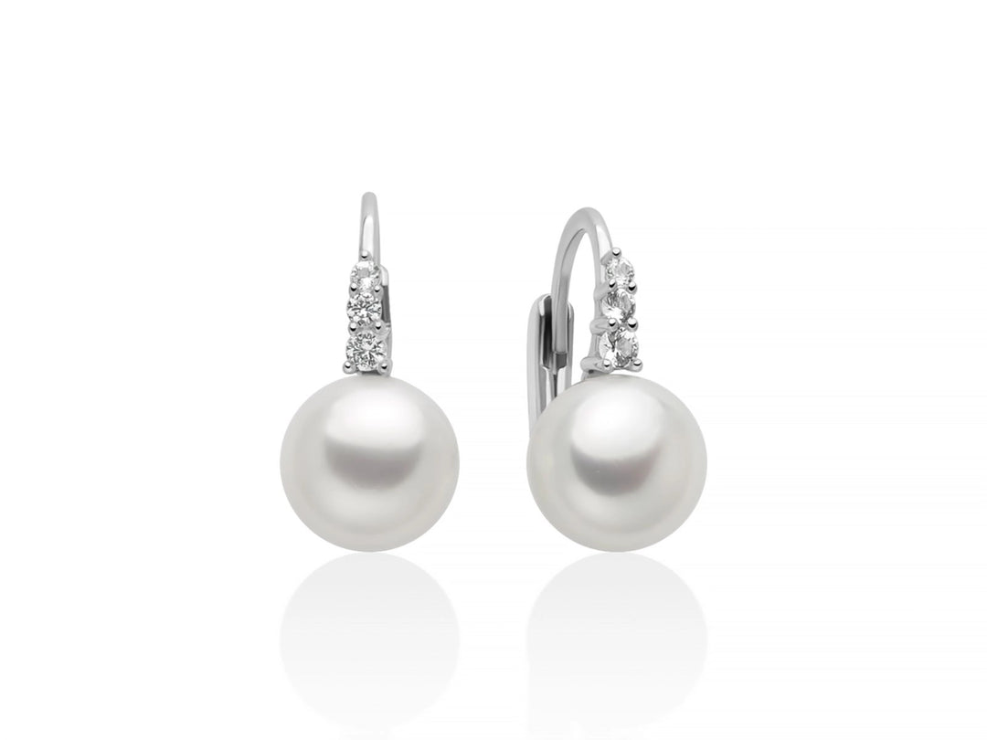 Miluna Earrings Silver Miss Italy