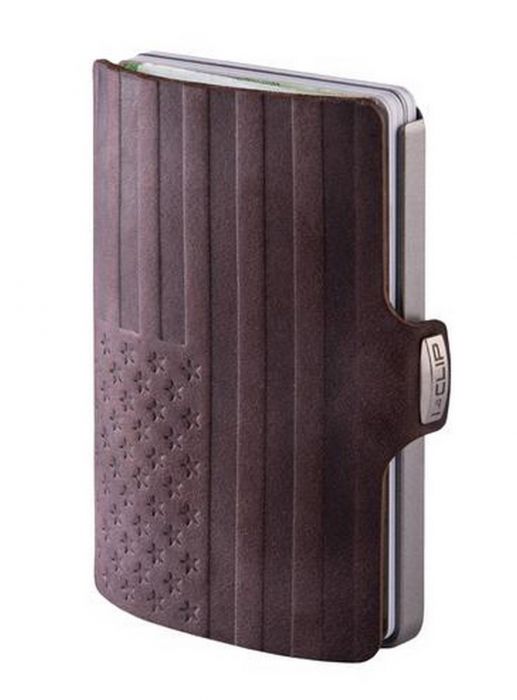 Wallet I Clip Country America Brown 