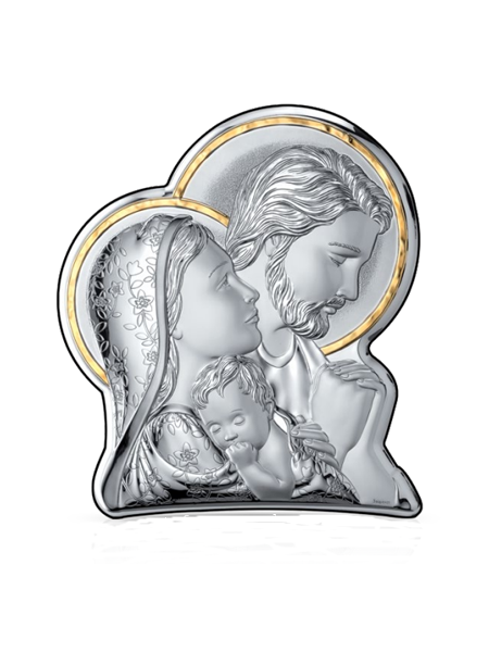 icona sacra in argento  sequenze - siciliano gioielli 