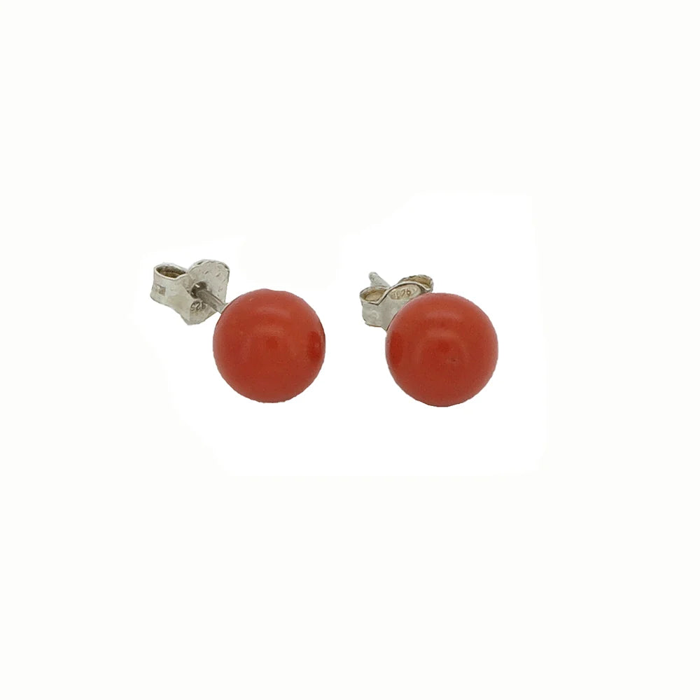 Orecchini  Argento Corallo