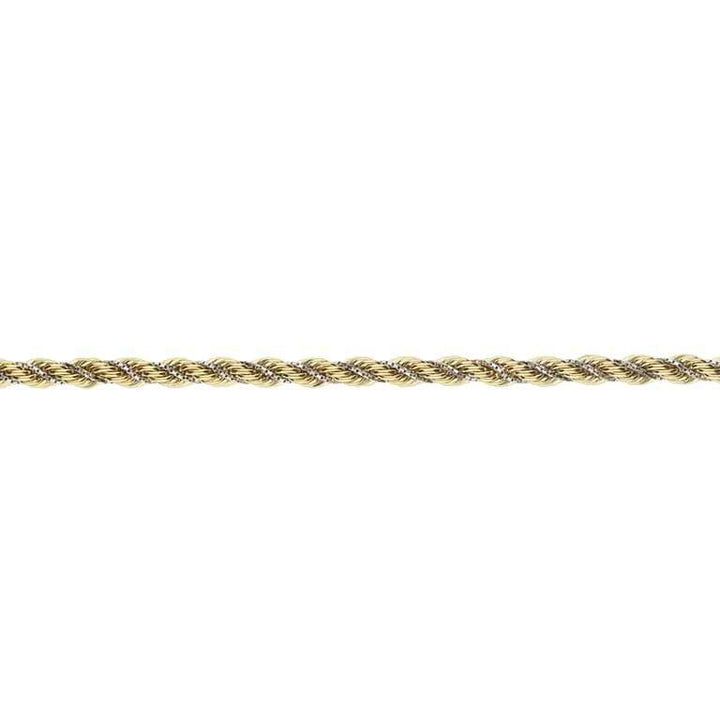 Bracciale Fune Oro Bicolore - Siciliano Gioielli