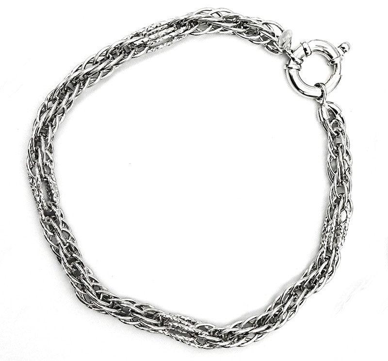 Bracciale in Oro Bianco - Siciliano Gioielli