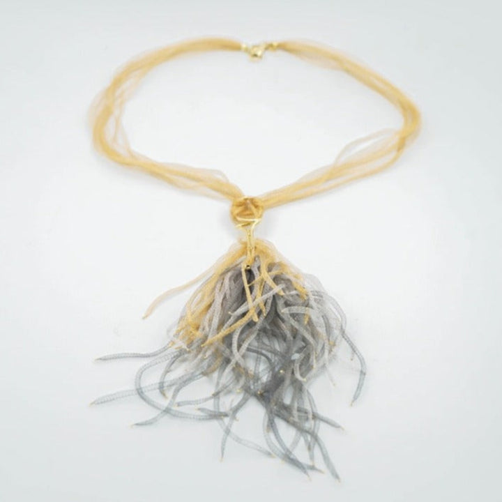 Bicolor Tramedoro Filigree Necklace