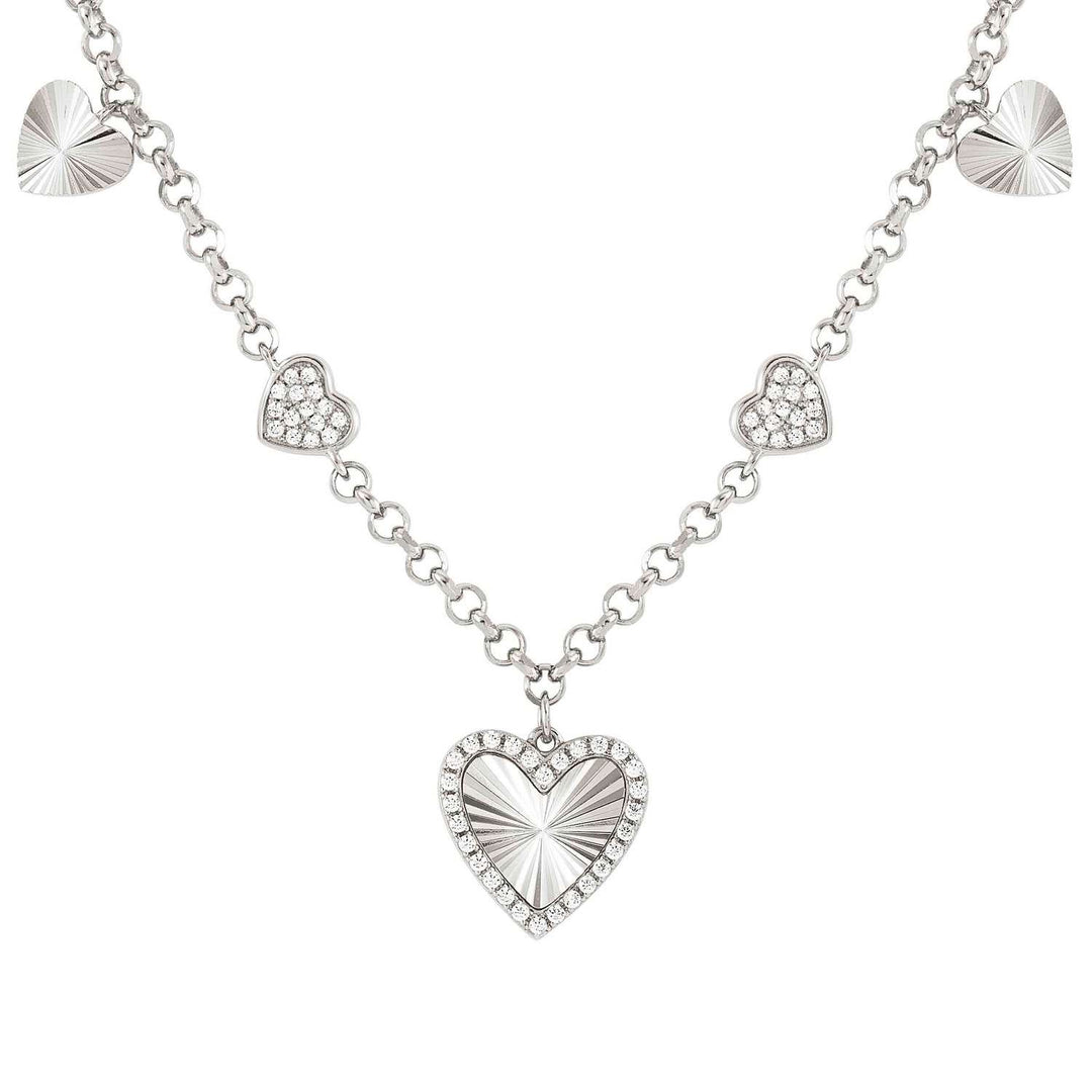 TrueJoy Necklace with Hanging Hearts