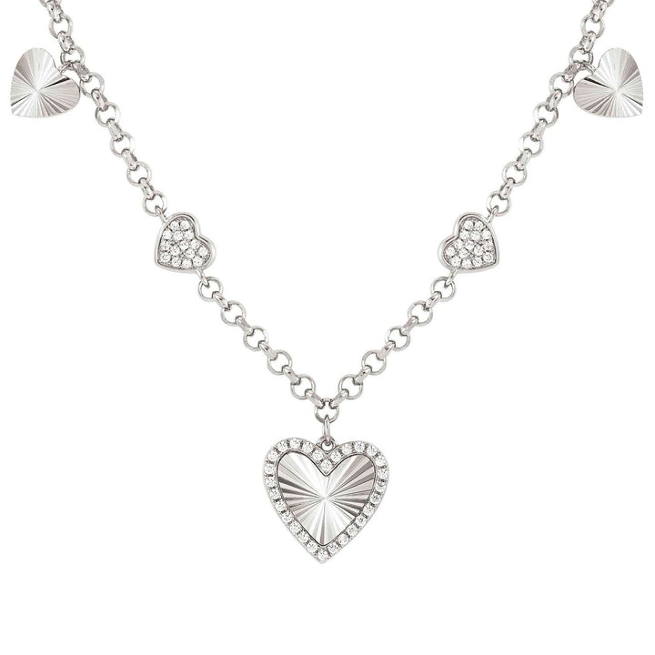 TrueJoy Necklace with Hanging Hearts